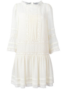 платье с вязаными крючком деталями Red Valentino