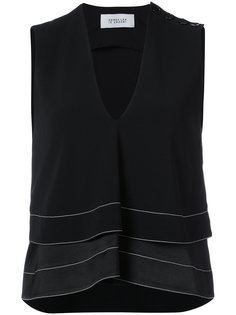 layered trapeze hem shell top Derek Lam 10 Crosby