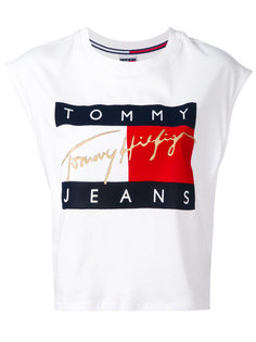 укороченная майка с логотипом Tommy Jeans