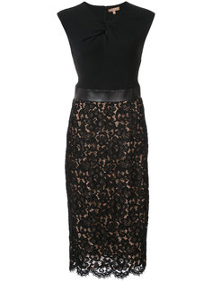 embroidered flowers dress Michael Kors