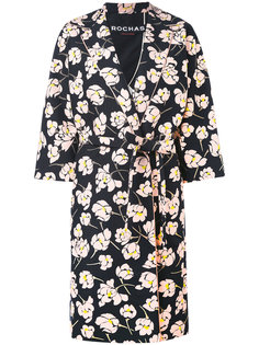 floral print midi coat Rochas