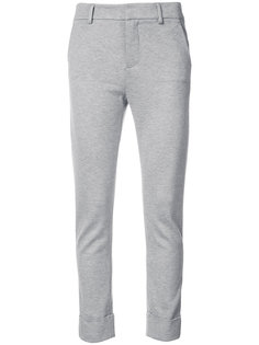 marl cropped slim fit trousers Closed