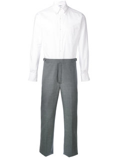button tab tailored trousers Thom Browne