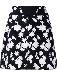 floral embroidered mini skirt Giambattista Valli