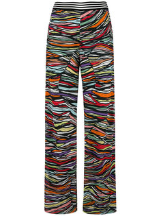 вязаные широкие брюки Missoni