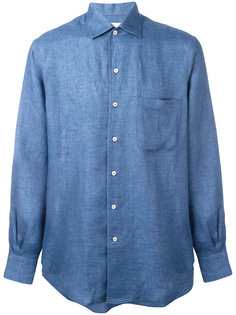 однотонная рубашка Loro Piana