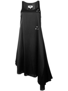 асимметричное платье Mm6 Maison Margiela