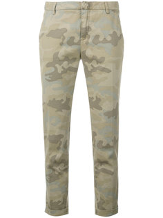 camouflage print tapered trousers Fay