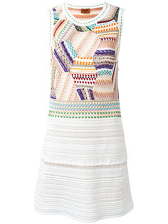 приталенное платье в стиле пэчворк Missoni