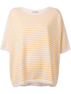 oversized stripe T-shirt N.Peal