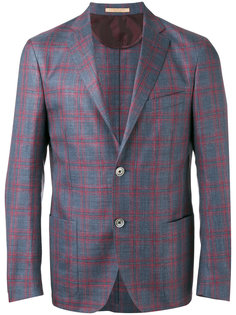 блейзер в клетку Corneliani