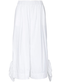 укороченные широкие брюки MSGM
