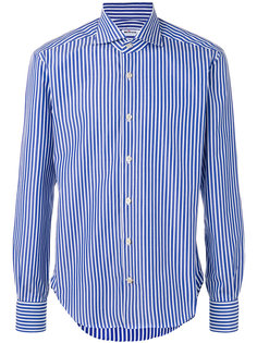 полосатая рубашка Kiton