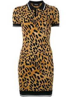 платье с леопардовым принтом Dsquared2