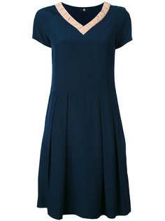 расклешенное платье с V-образным вырезом  Ps By Paul Smith