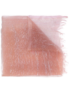 metallic thread scarf Faliero Sarti