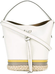 сумка-тоут с окантовкой из раффии Furla