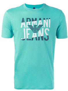 футболка с принтом-логотипом Armani Jeans