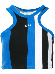 racerback crop top Off-White