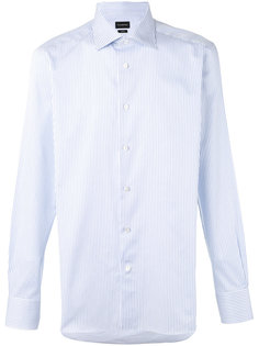 рубашка в тонкую полоску Ermenegildo Zegna
