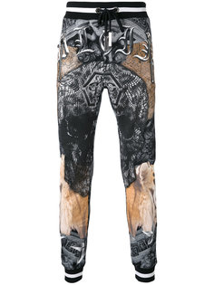 спортивные штаны с рисунком Philipp Plein