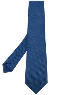 галстук с геометрическим микро-узором Brioni