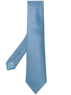 галстук с микро-узором в горох Brioni
