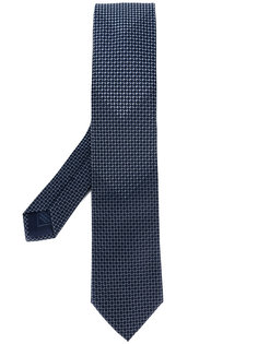 галстук с геометрическим узором Brioni