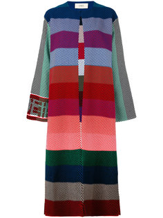 длинное полосатое пальто Ports 1961