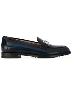 лоферы с двойной пряжкой Т Tods Tod`S