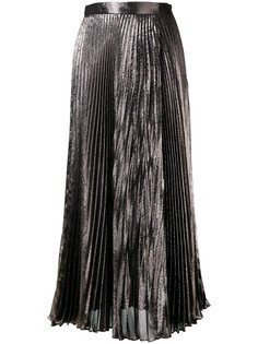 металлизированная плиссированная юбка Christopher Kane
