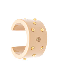 studded wide cuff Chanel Vintage