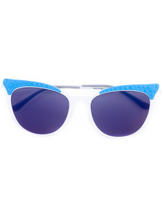солнцезащитные очки с контрастными деталями Italia Independent