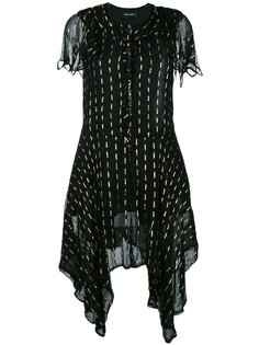 асимметричное расклешенное платье  Zadig &amp; Voltaire