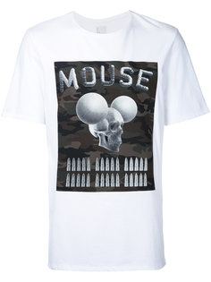 футболка с принтом mouse Cy Choi