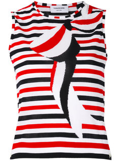 striped knitted blouse Thom Browne