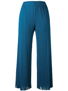 pleated cropped trousers Pleats Please By Issey Miyake