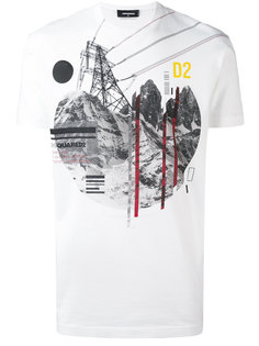 футболка с графическим принтом Dsquared2