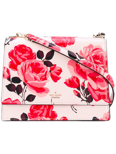 rose print shoulder bag Kate Spade