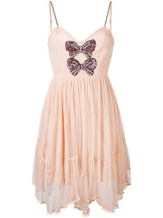 sequined bow dress Manoush