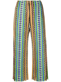 плиссированные брюки с принтом Pleats Please By Issey Miyake