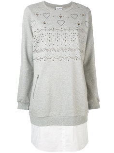 studded sweatshirt dress  Twin-Set