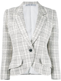 checked blazer Jean Louis Scherrer Vintage