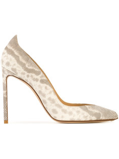 snake-effect pumps Francesco Russo