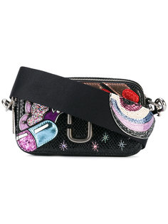 прямоугольная сумка с эффектом змеиной кожи Snapshot Marc Jacobs