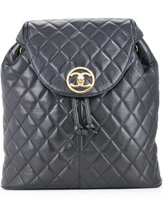 CC Logo quilted backpack Chanel Vintage