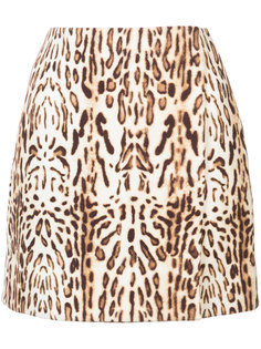 animal print skirt Adam Lippes