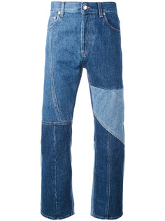 лоскутные джинсы Alexander McQueen