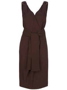 платье с завязкой на поясе Yves Saint Laurent Vintage