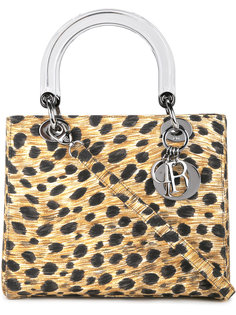 Leopard Pattern Lady Dior tote Christian Dior Vintage